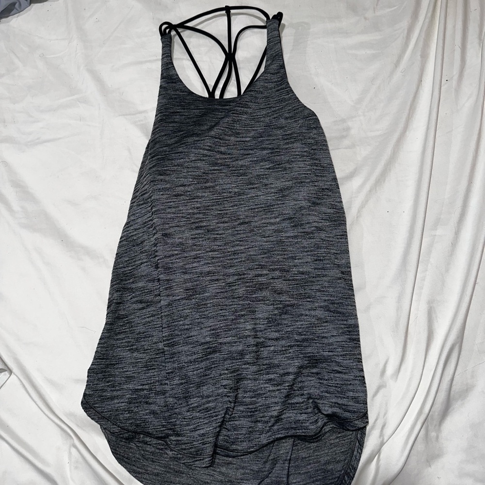 backless lululemon workout top